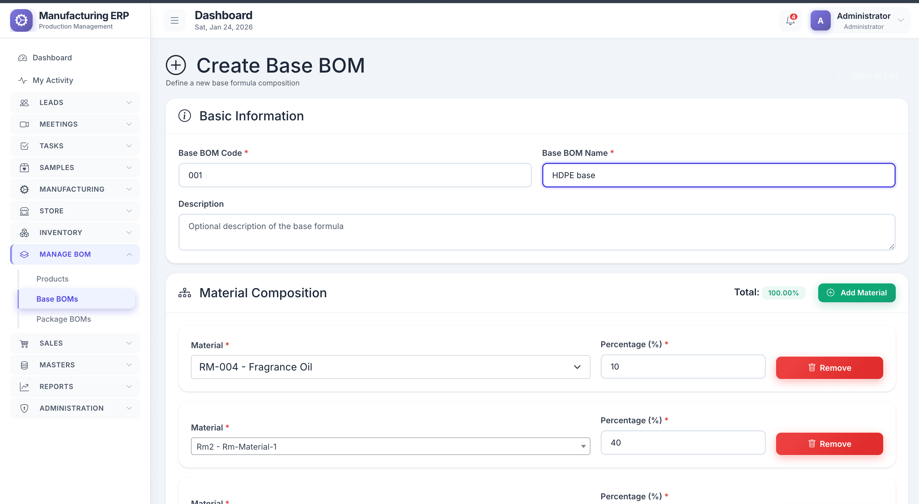 🧪 Bill of Materials (BOM) — view 1