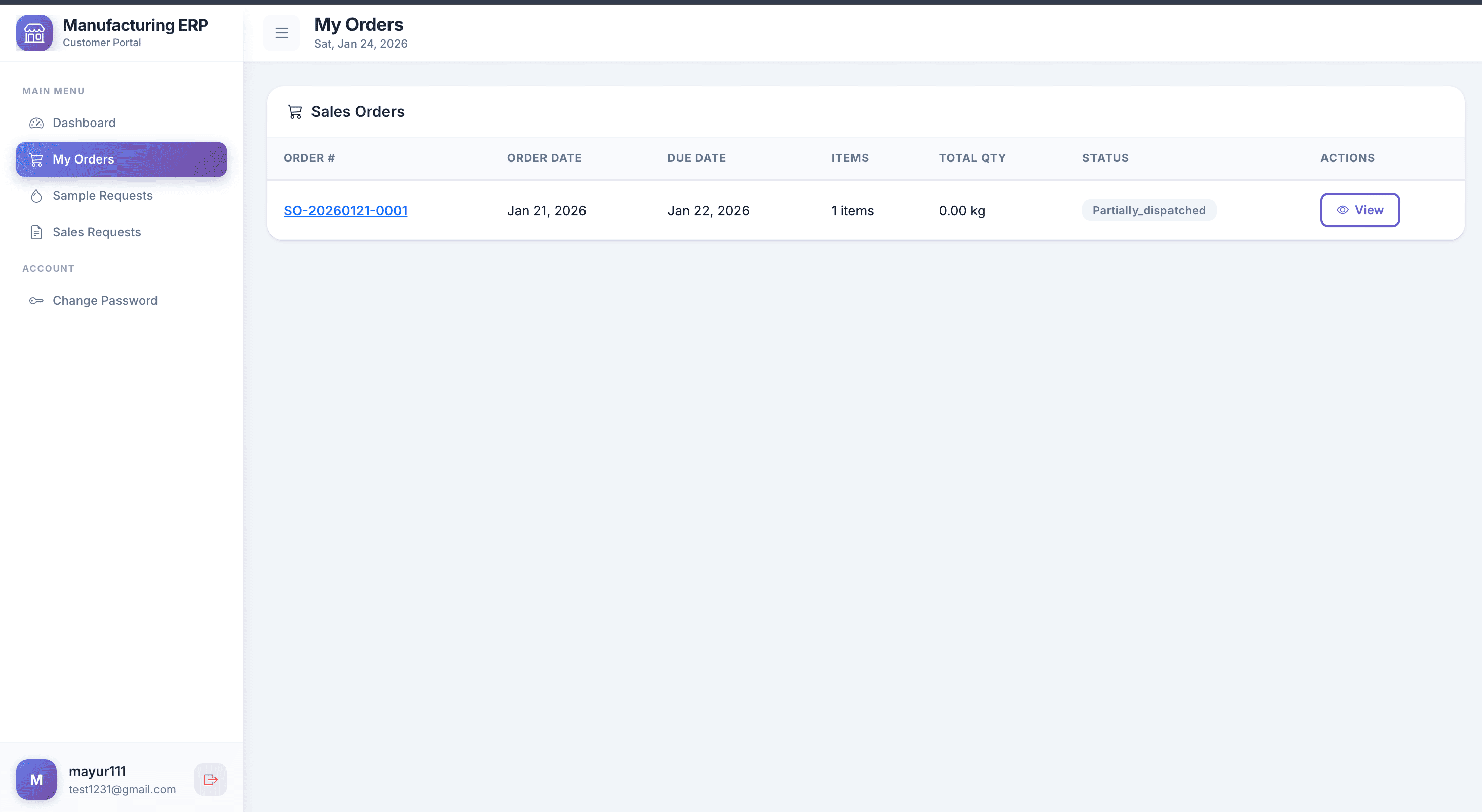 👤 Customer Portal — view 3