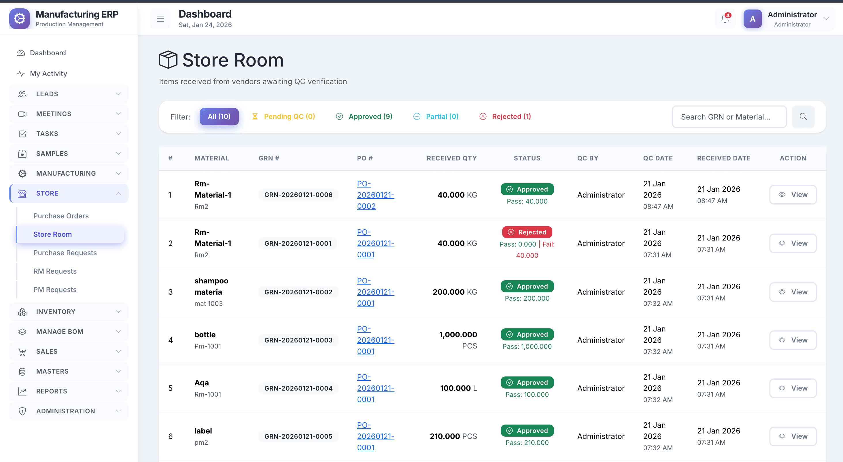 🛒 Purchase Management — view 3