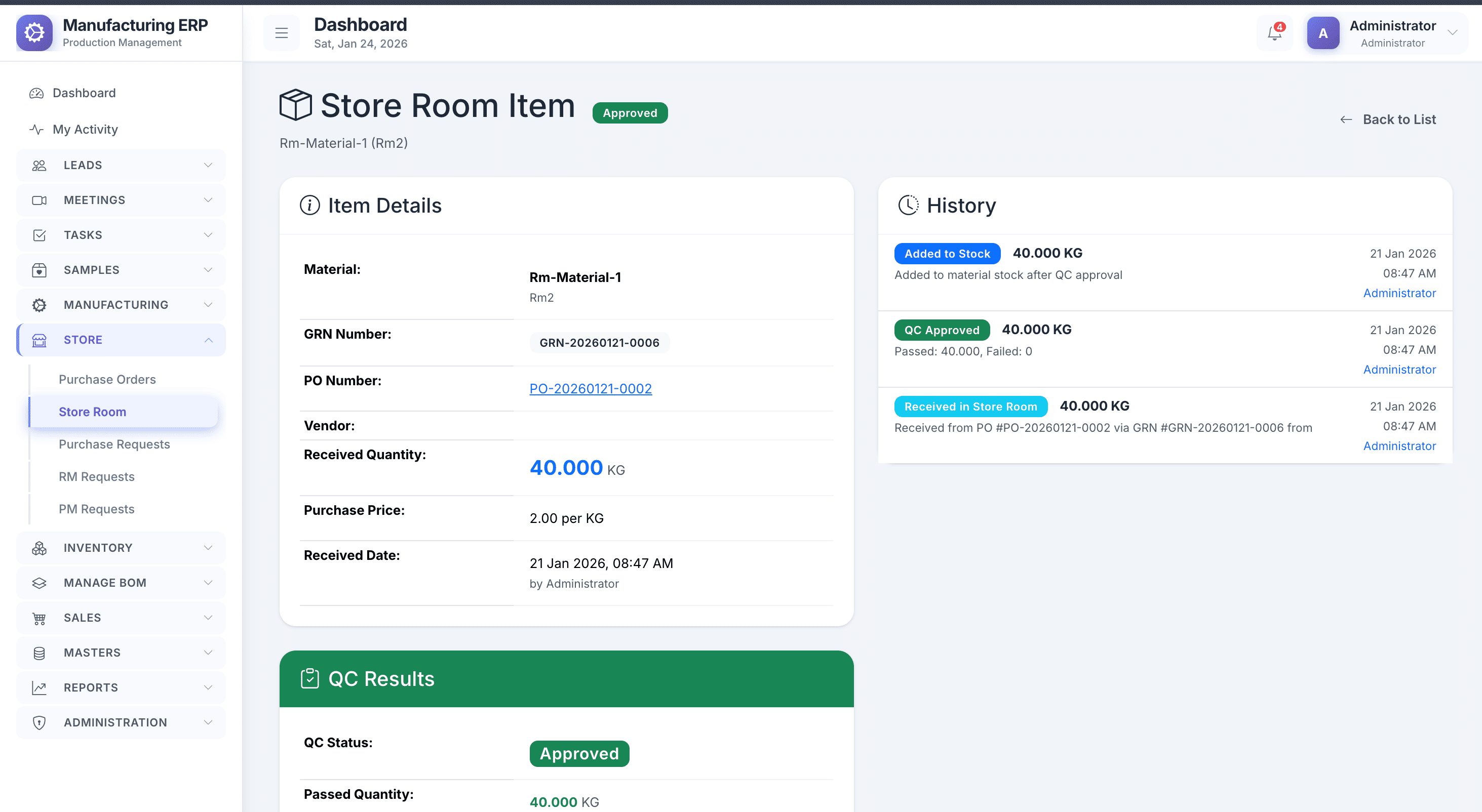 🛒 Purchase Management — view 4