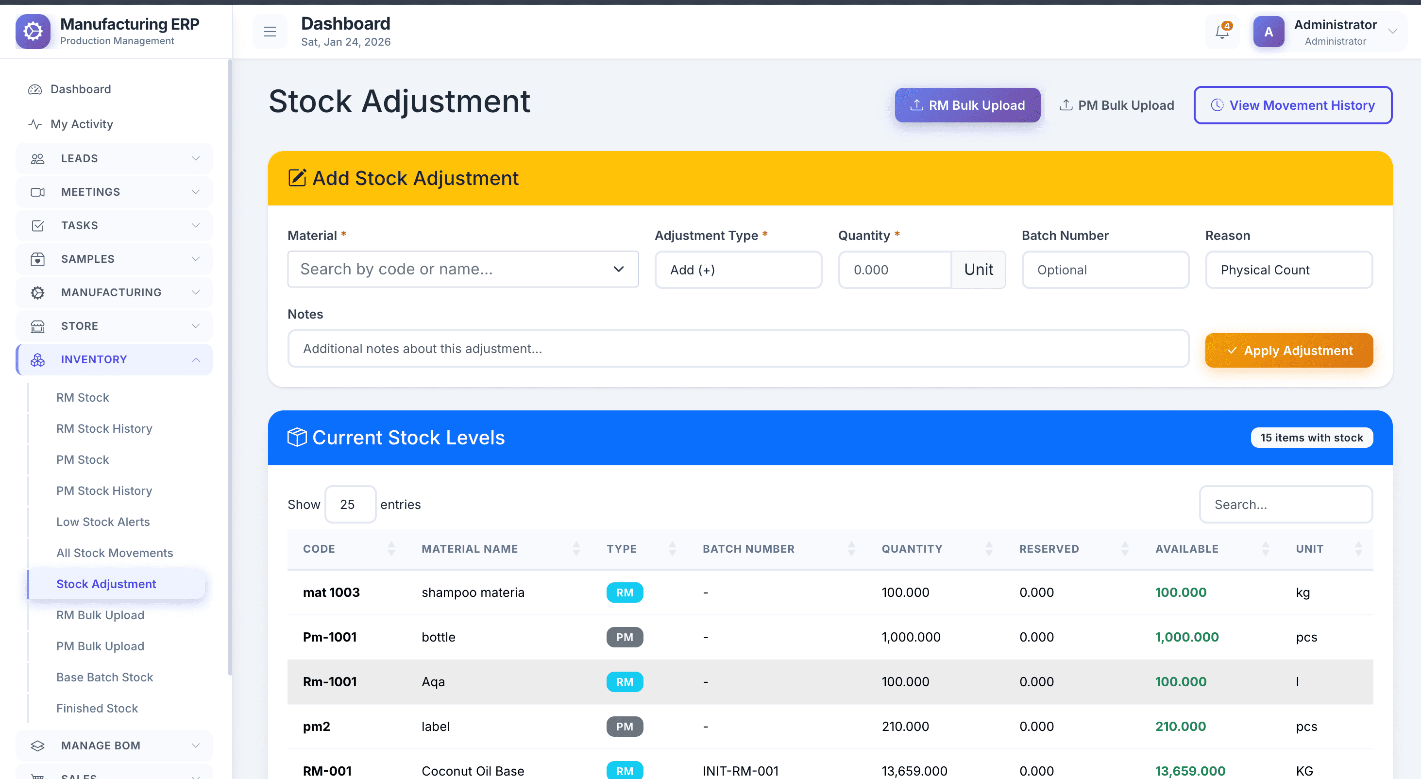 🛒 Purchase Management — view 5