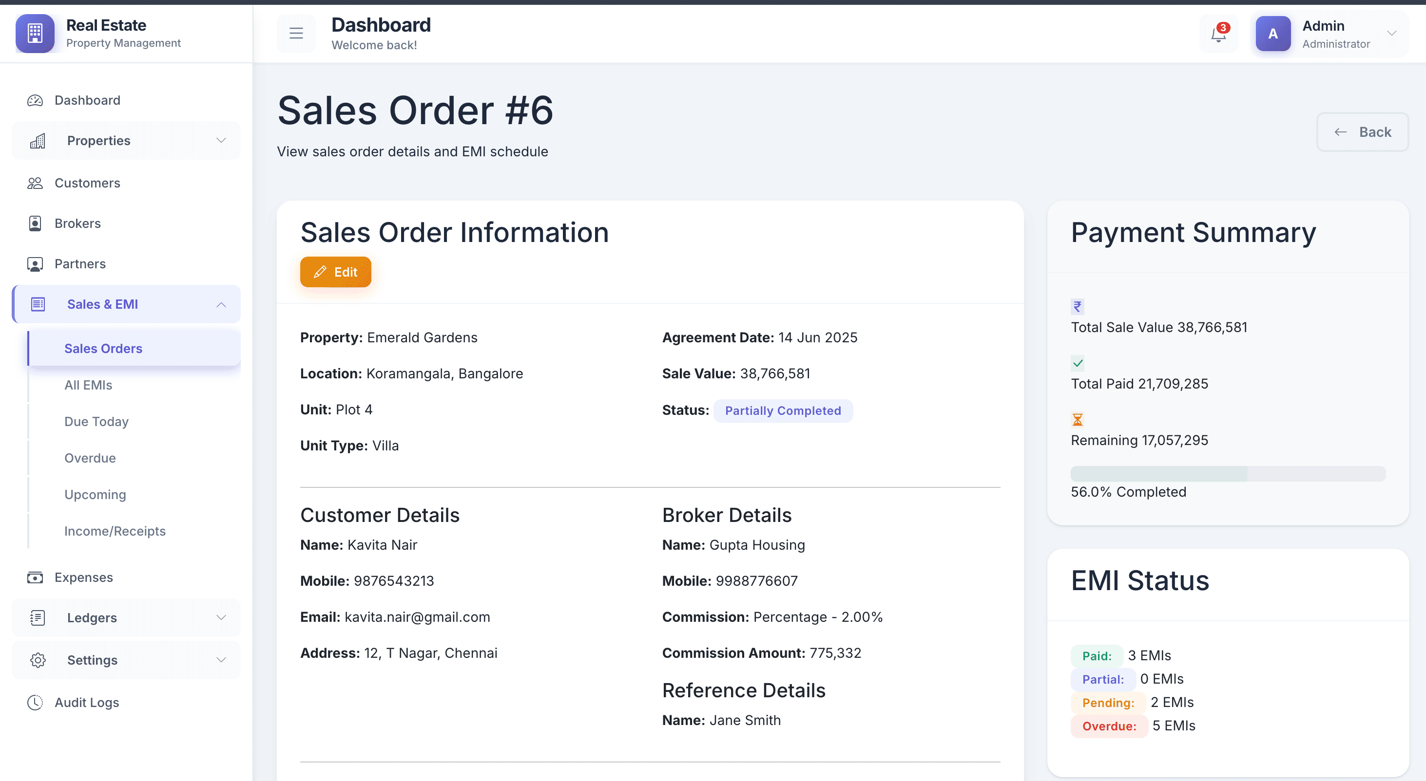 From Booking to Completion — view 2
