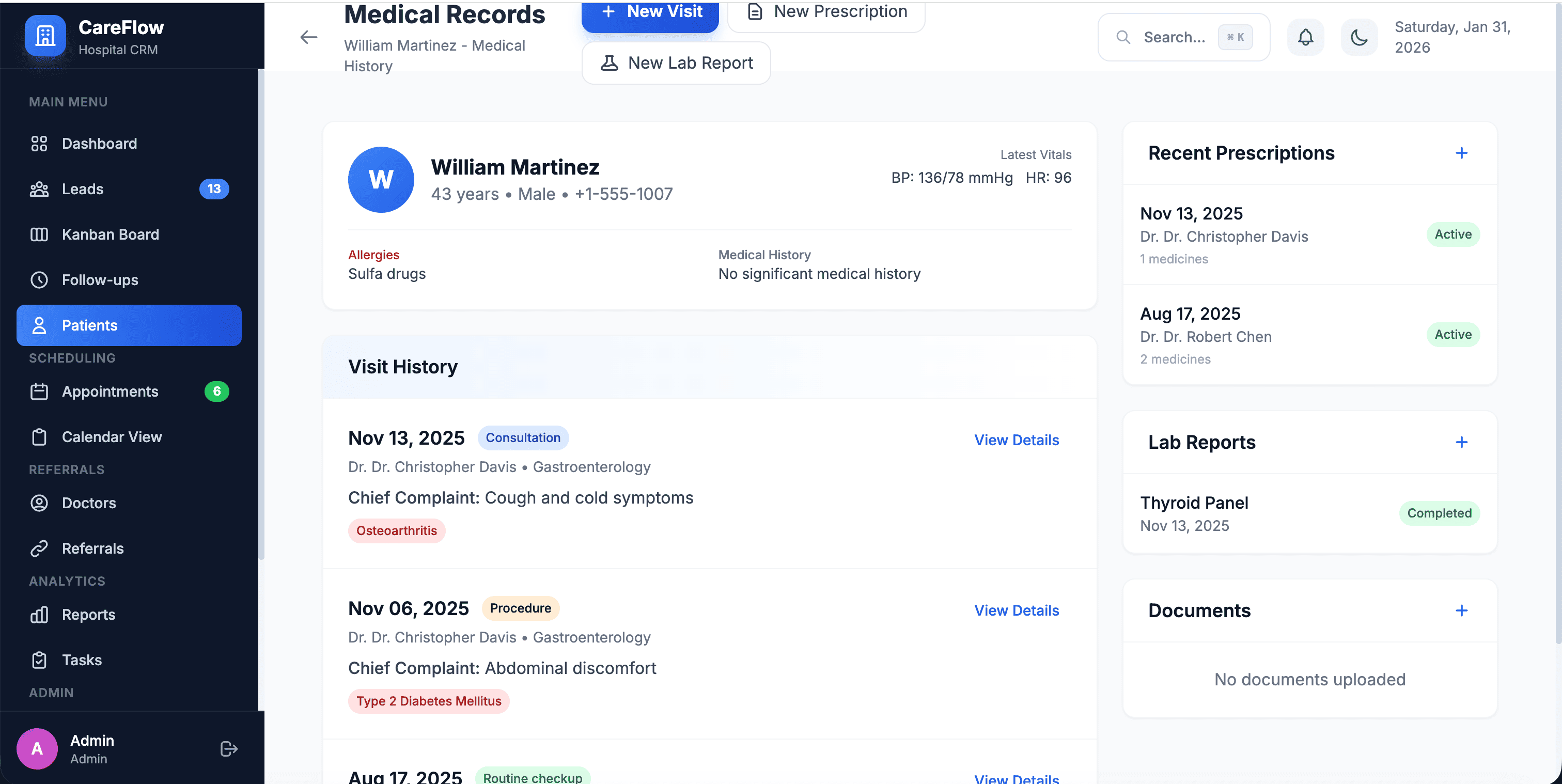 📁 Medical Records