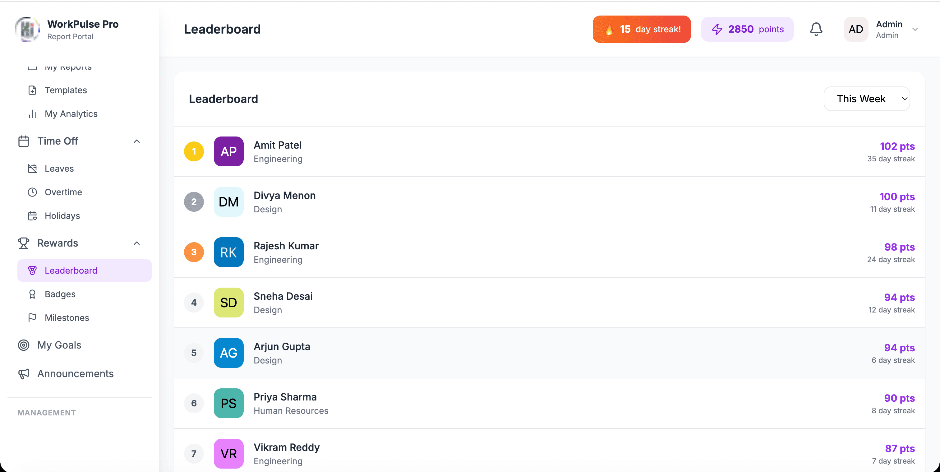 🏆 Leaderboard Management